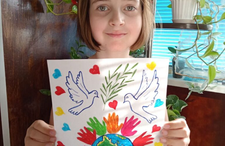 Діяльність “МАЙБУТТЯ” (11.2023) Виставка дитячих малюнків у Японії.